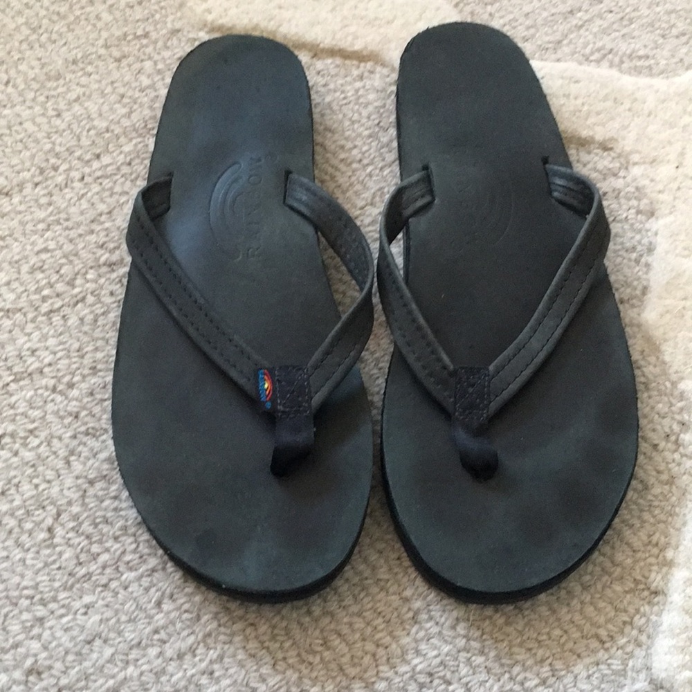 Black Rainbow Sandals