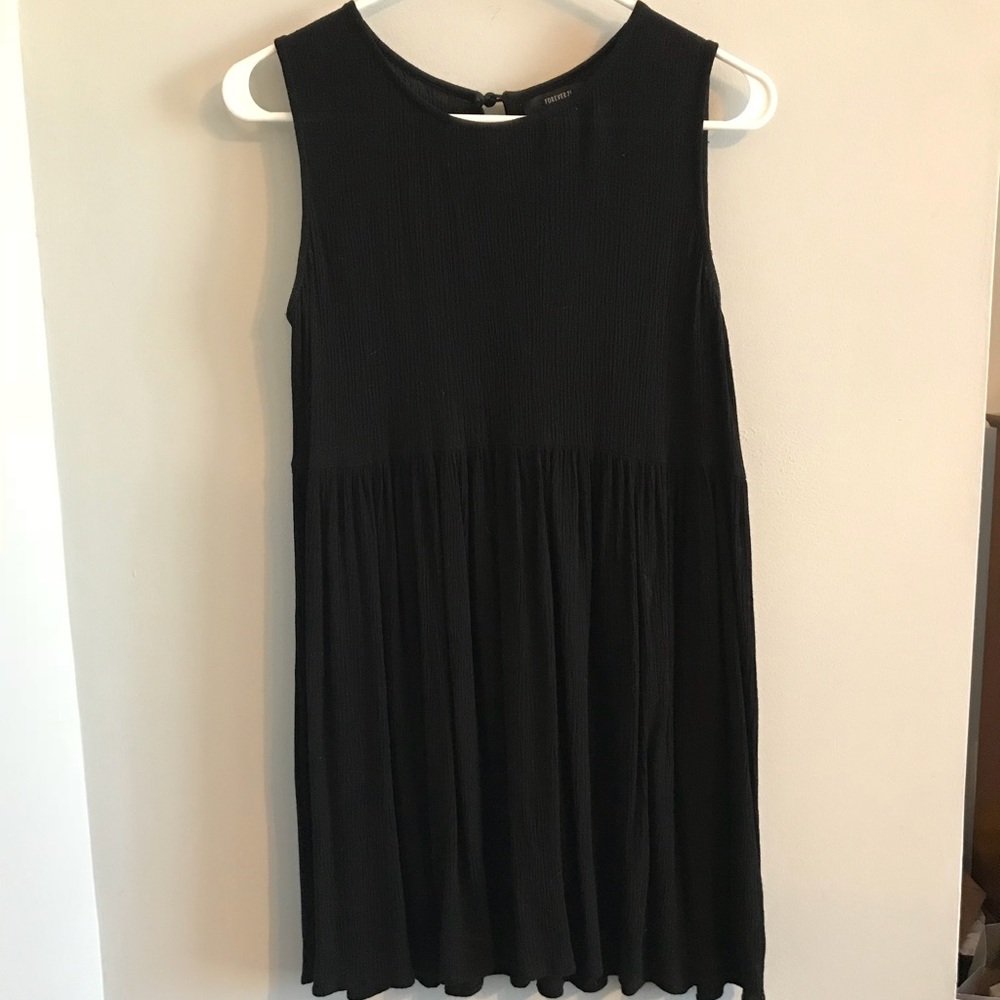Black tank swing dress