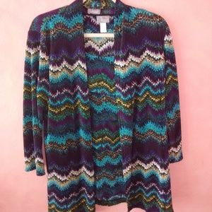 Women's Blouse 2PC Chico's Traveler Size 3