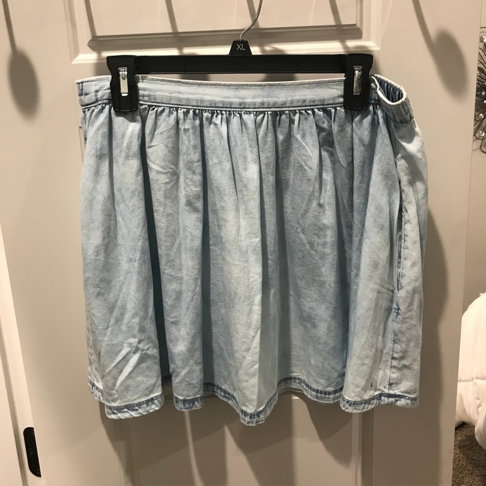 American Eagle jean skater skirt