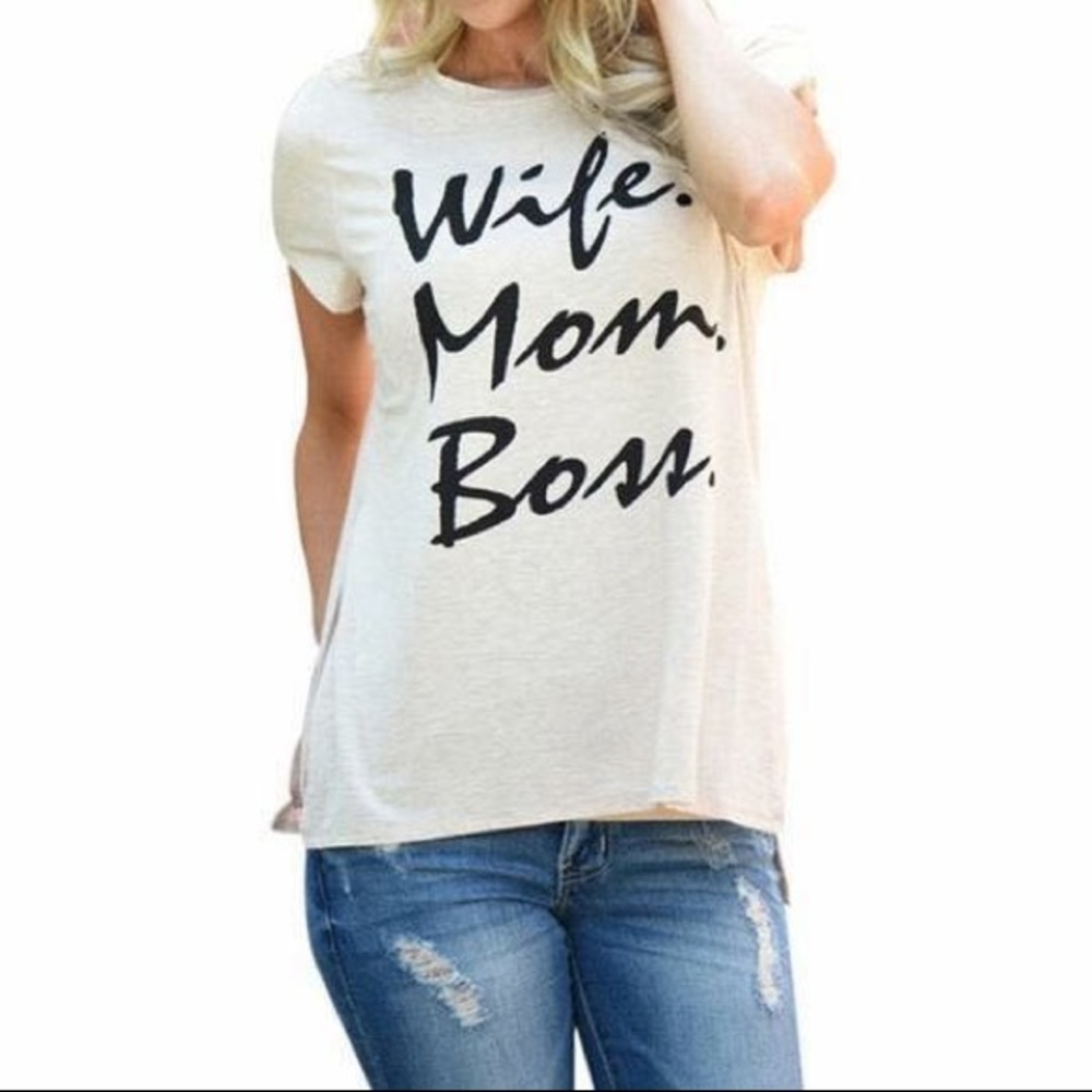 Wife Mom Boss Tee