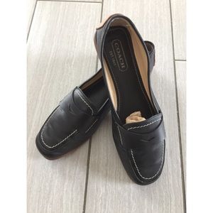 Leather Coach Penny Loafers 6