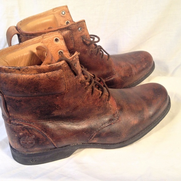 *SOLD*TIMBERLAND EARTH-KEEPERS Brown Leather Boots - Picture 2 of 8