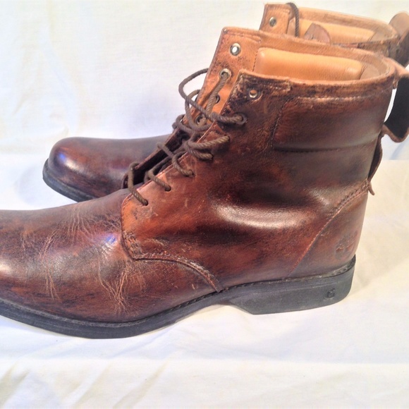 *SOLD*TIMBERLAND EARTH-KEEPERS Brown Leather Boots - Picture 4 of 8