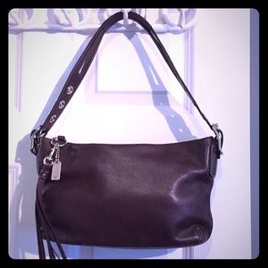 Coach Brown leather med purse