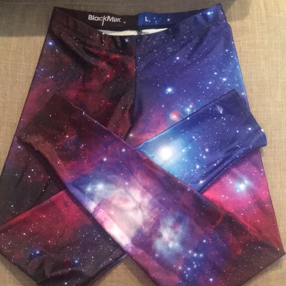 BlackMilk Galaxy Leggings - size L