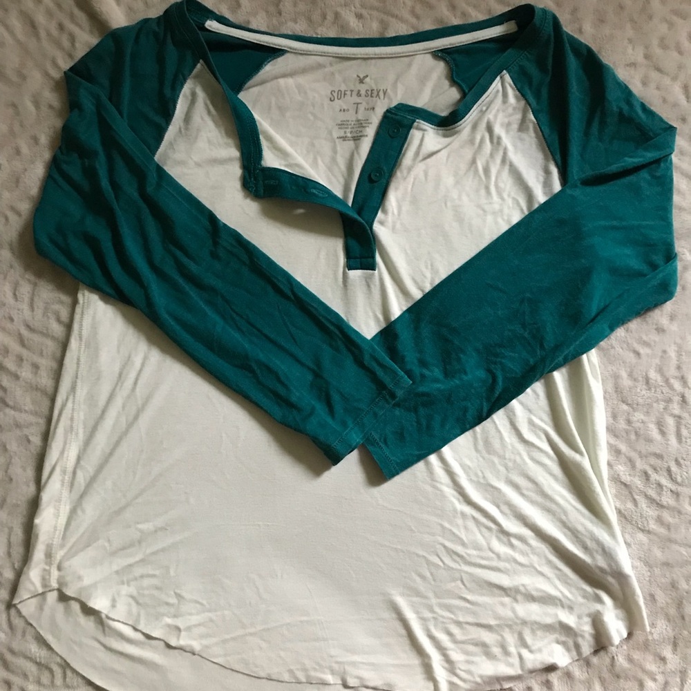 American eagle baseball tee