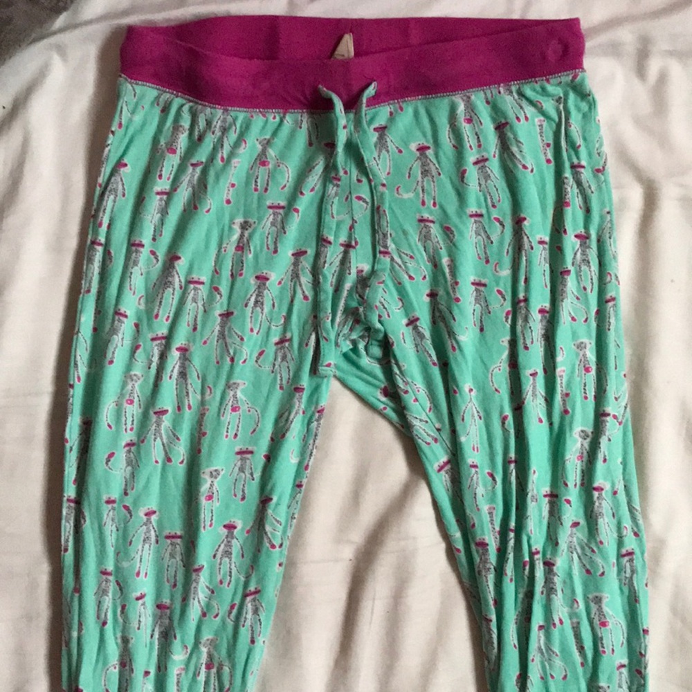 Sock Monkey Pajama Pants