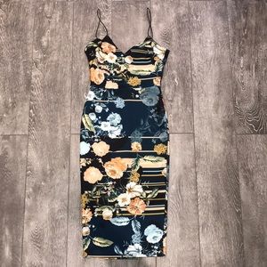 Printed Midi Dress