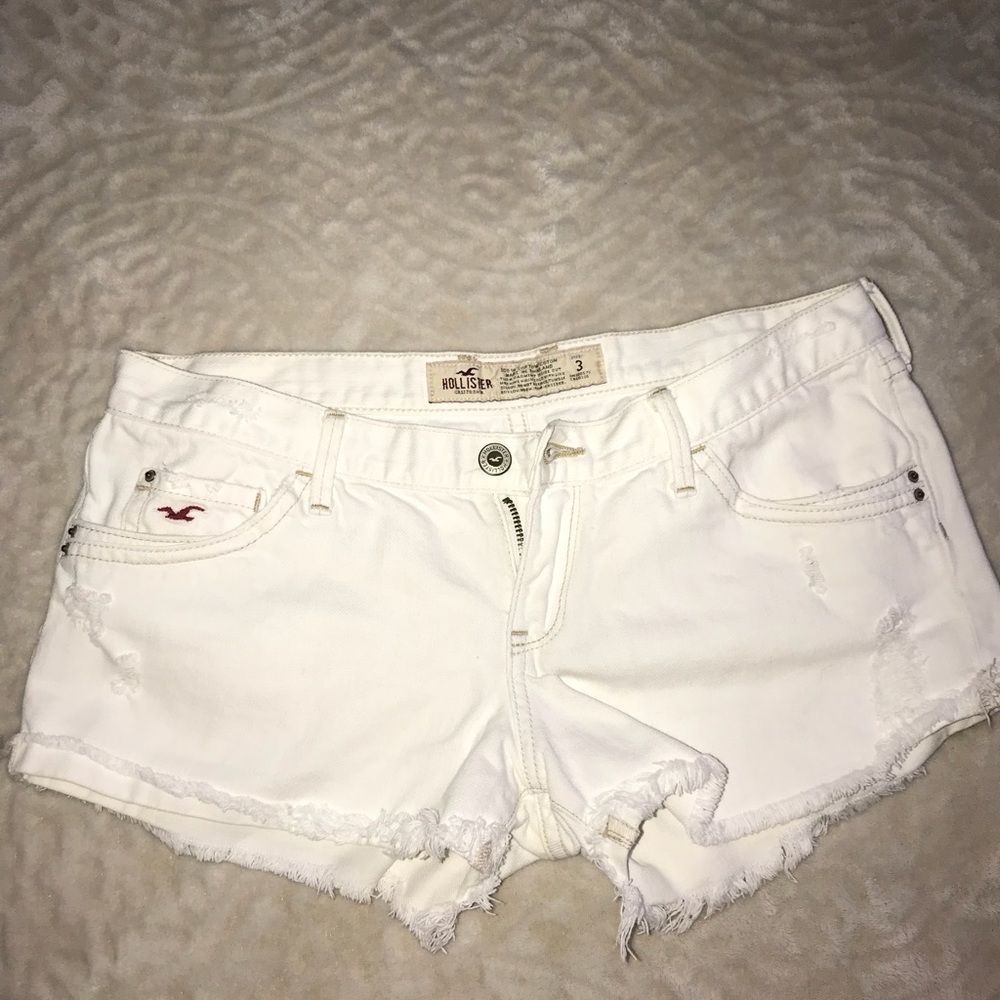 Hollister white jeans