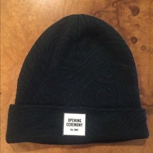 Opening Ceremony Green Logo Beanie