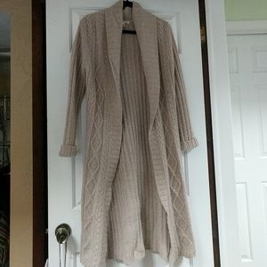 Banana Republic wool/angora long cardigan