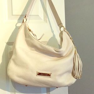 Calvin Klein cream Hobo bag