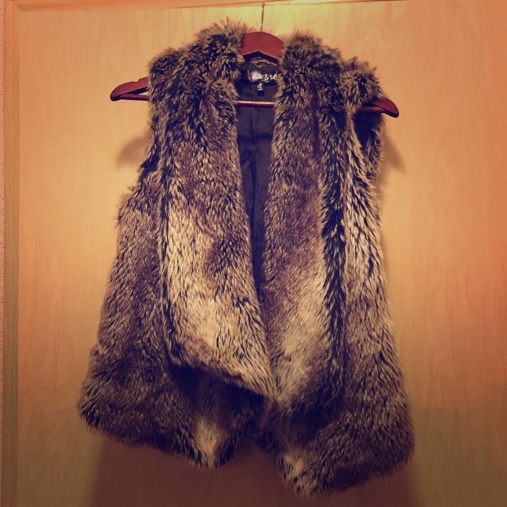 Francesca’s fur vest