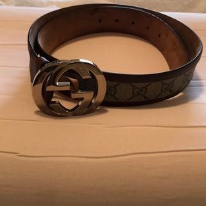 Authentic Gucci leather belt