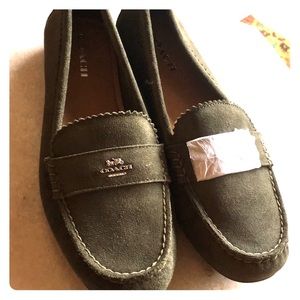 Coach suede loafers