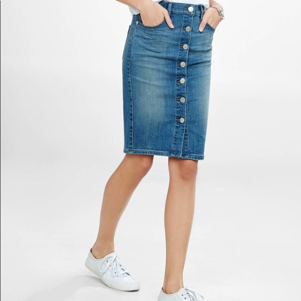 Denim skirt