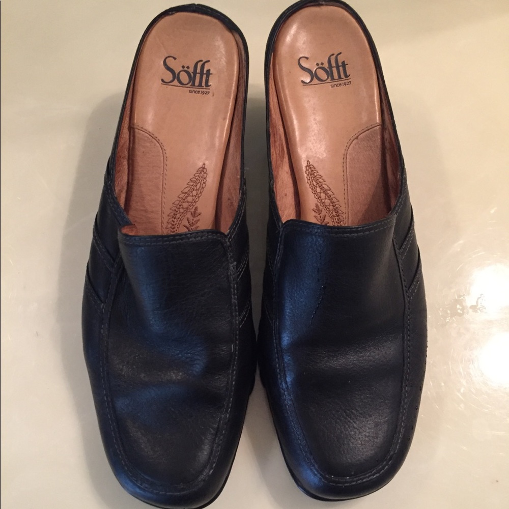 Leather Soft Cushion mules