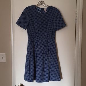 H&M fit and flare dress