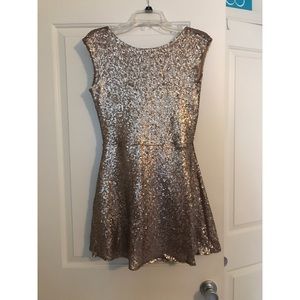 Medium gold sequined dress from Tobi