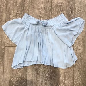 Cropped Off the Shoulders Top