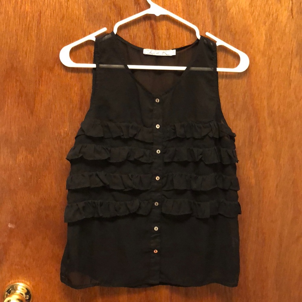 Sheer blouse