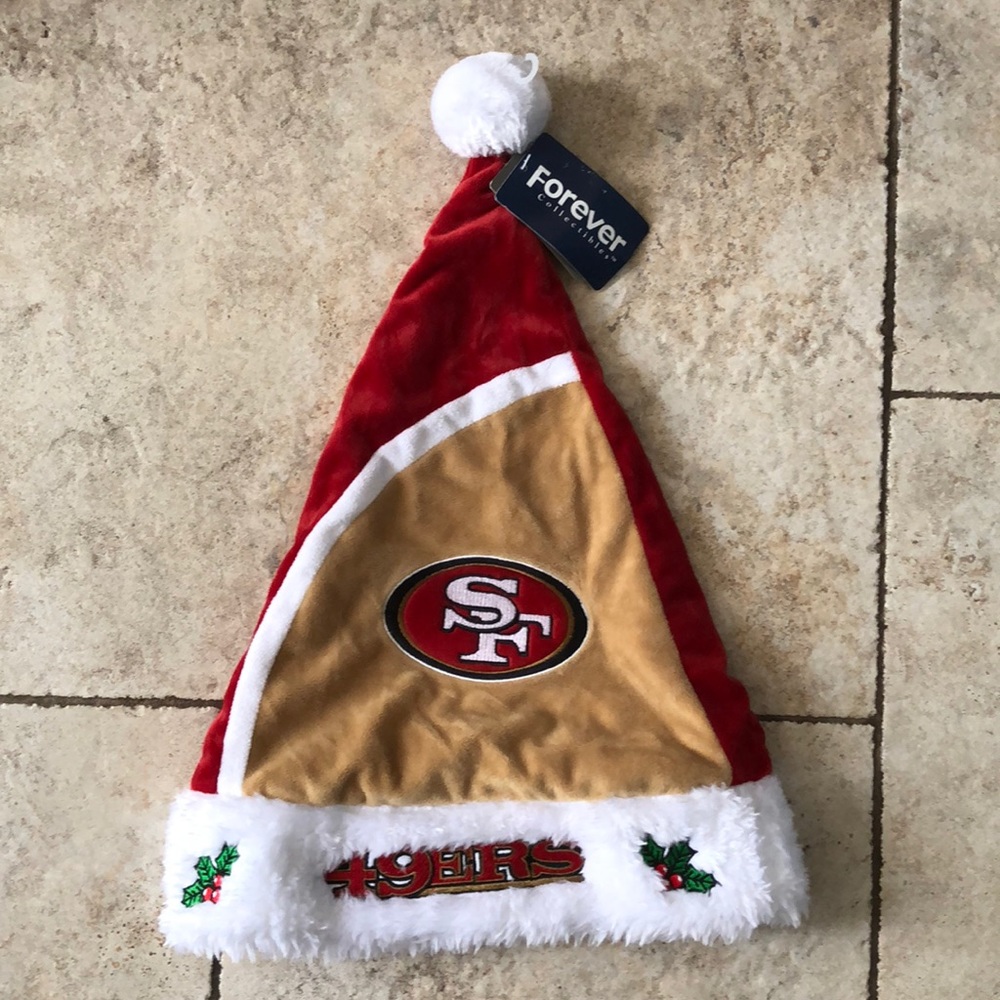 Brand New SF 49ers Santa Hat with Tags!