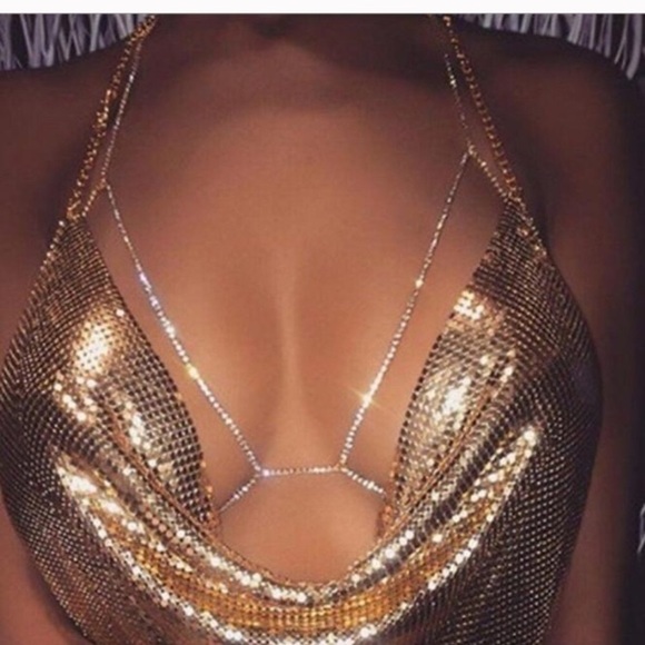 Diamond Party  Gold Club Bra - Picture 3 of 7