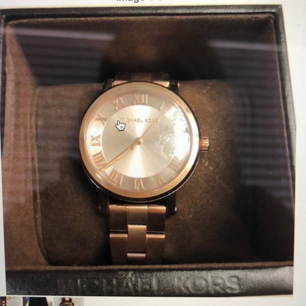 MICHAEL KORS WOMENS Norie ROSE GOLD WATCH!
