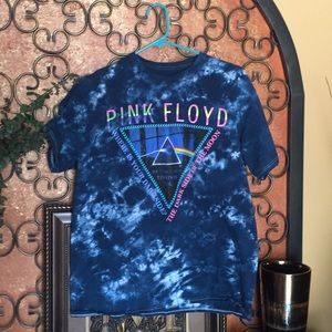 Pink Floyd tie dyed shirt.