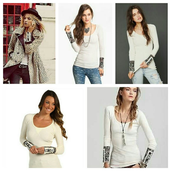 Free People Tops - Xsoldx Free People hyperactive cuff thermal shirt