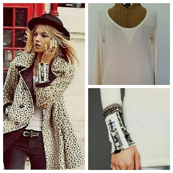 Xsoldx Free People hyperactive cuff thermal shirt - Picture 4 of 6