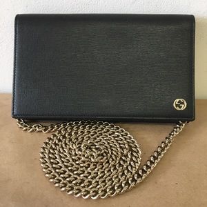 GUCCI WOC Wallet on Chain Crossbody Purse Perfect!