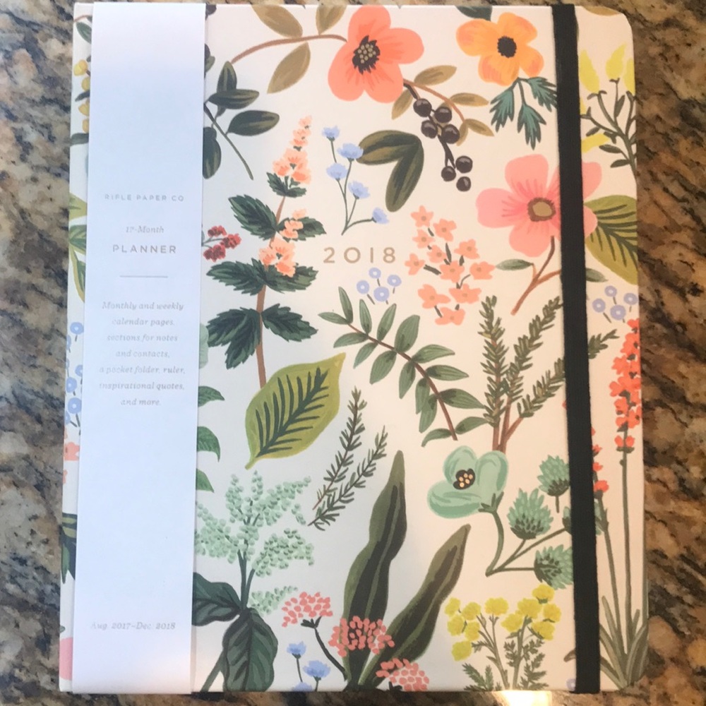 Rifle Paper Co 2018 planner