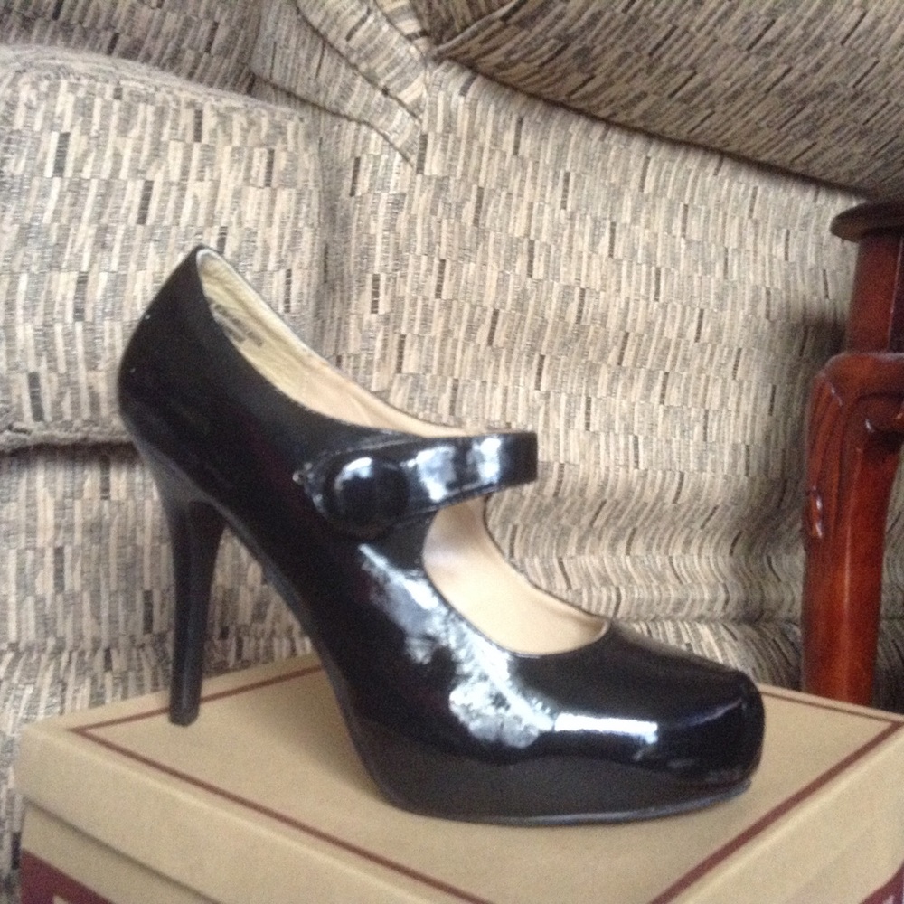 Black Patent Heels
