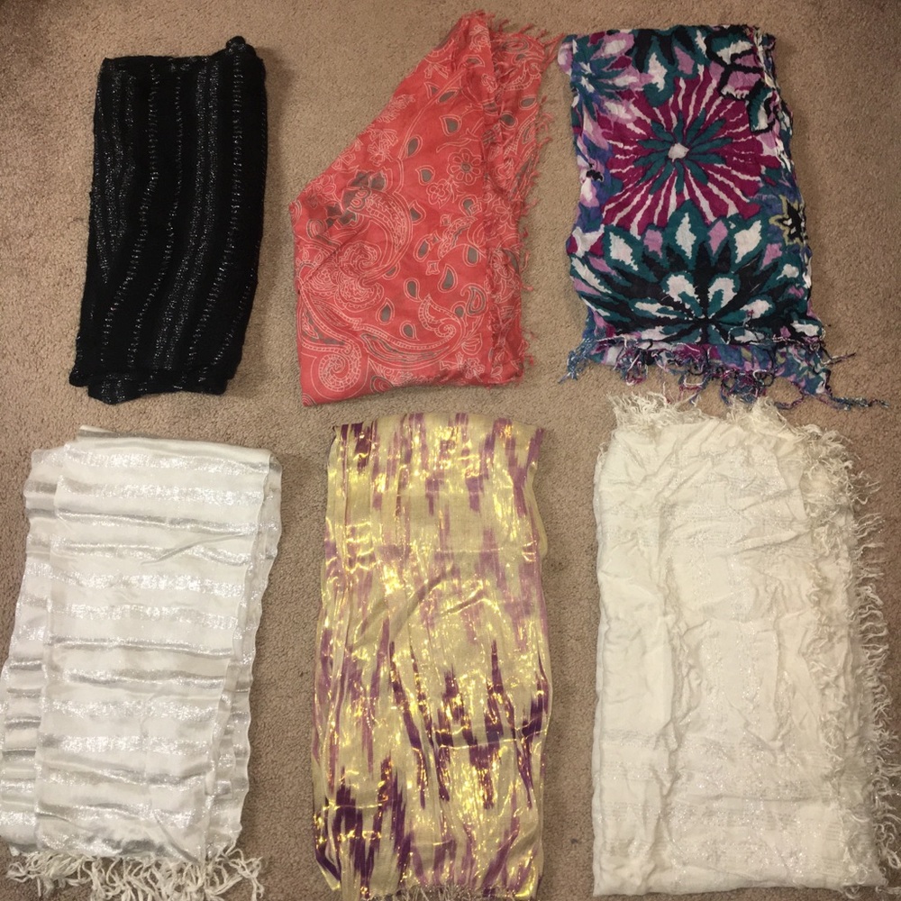 6 Scarves