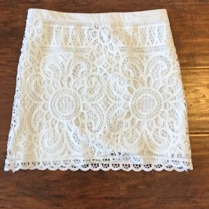 New with tags! White eyelet skirt.