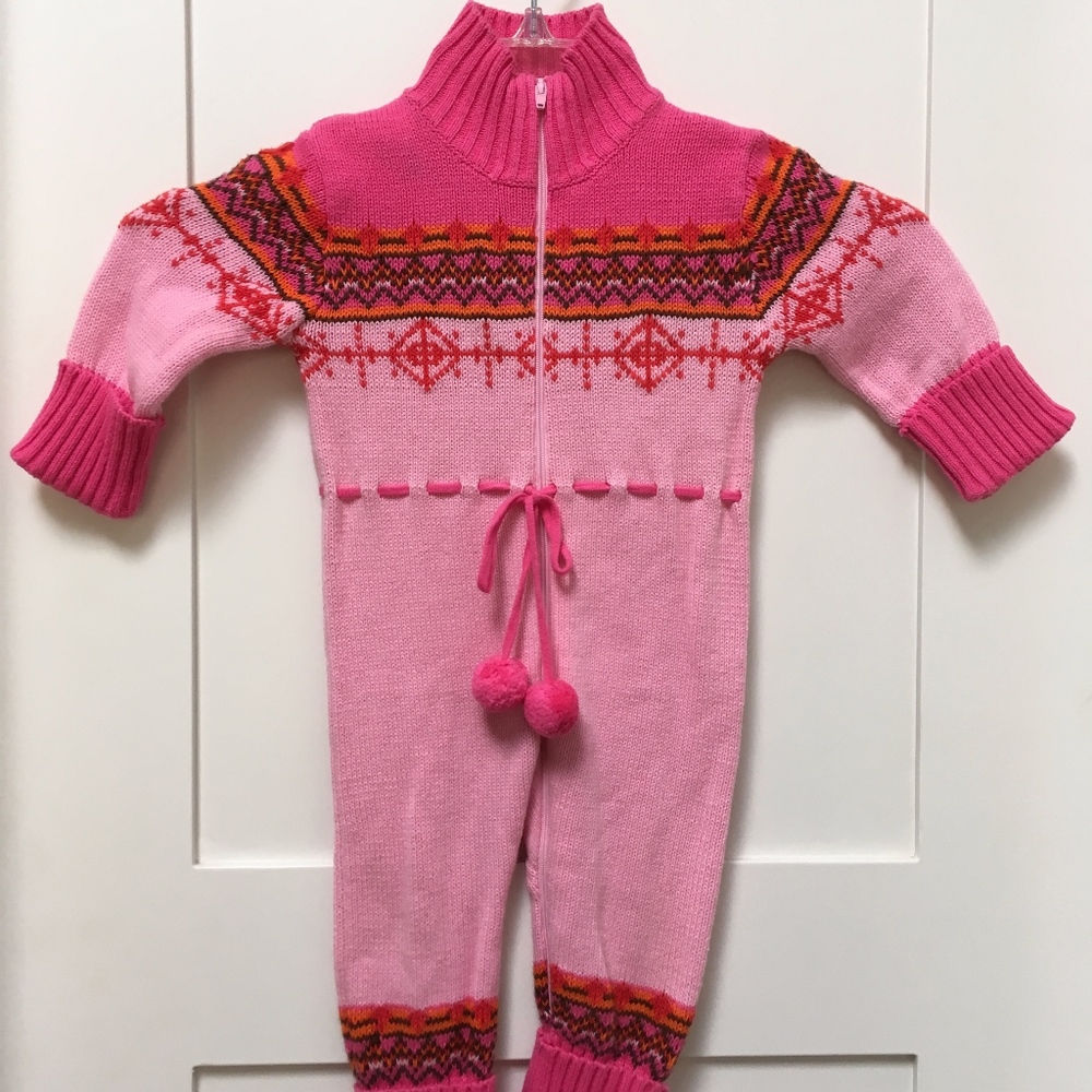 Jaffa by Oink  - Fair Isle Sweater Outfit Girl 9M