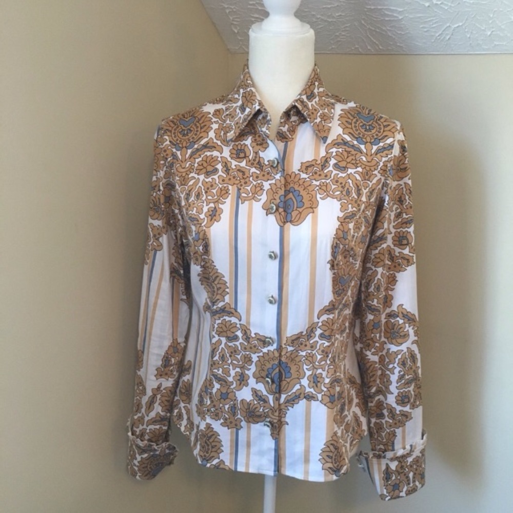 Etcetra 97% Cotton blouse Size 6💖