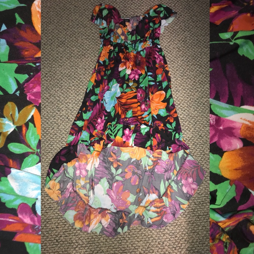 High low tropical dress!!
