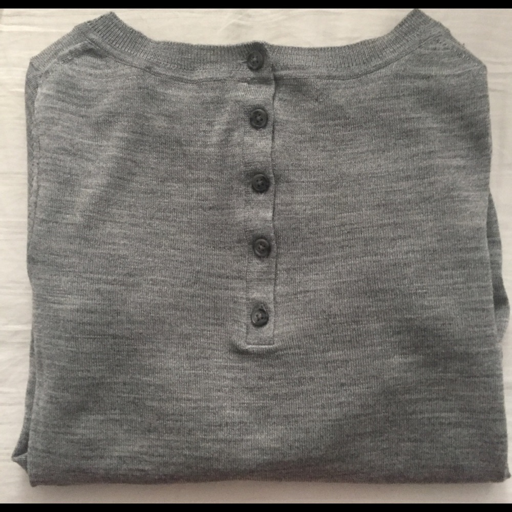 Back button down shirt