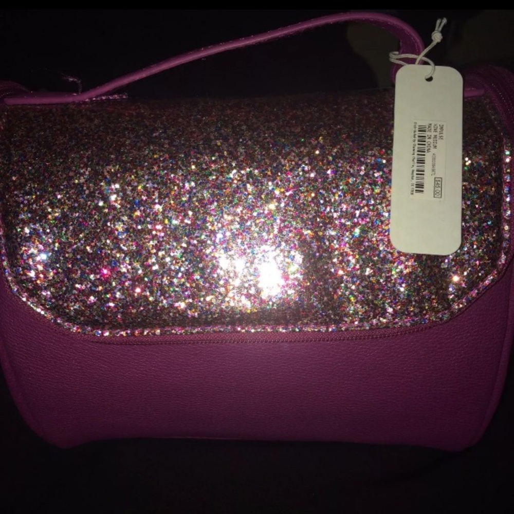 Purple Multi- glitter Lunchbox