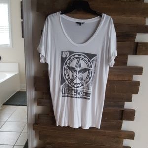 Obey tunic tee