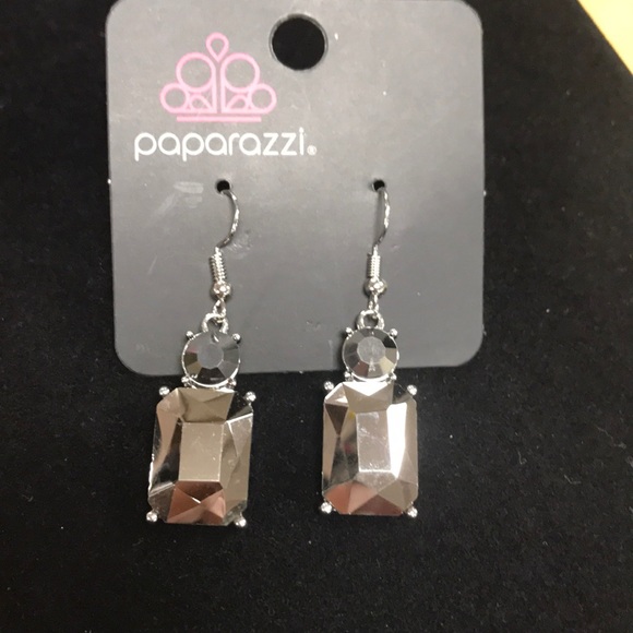 Shiny reflective earrings - Picture 1 of 3