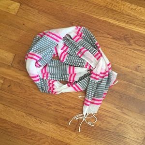 Fresh Produce pink and black scarf