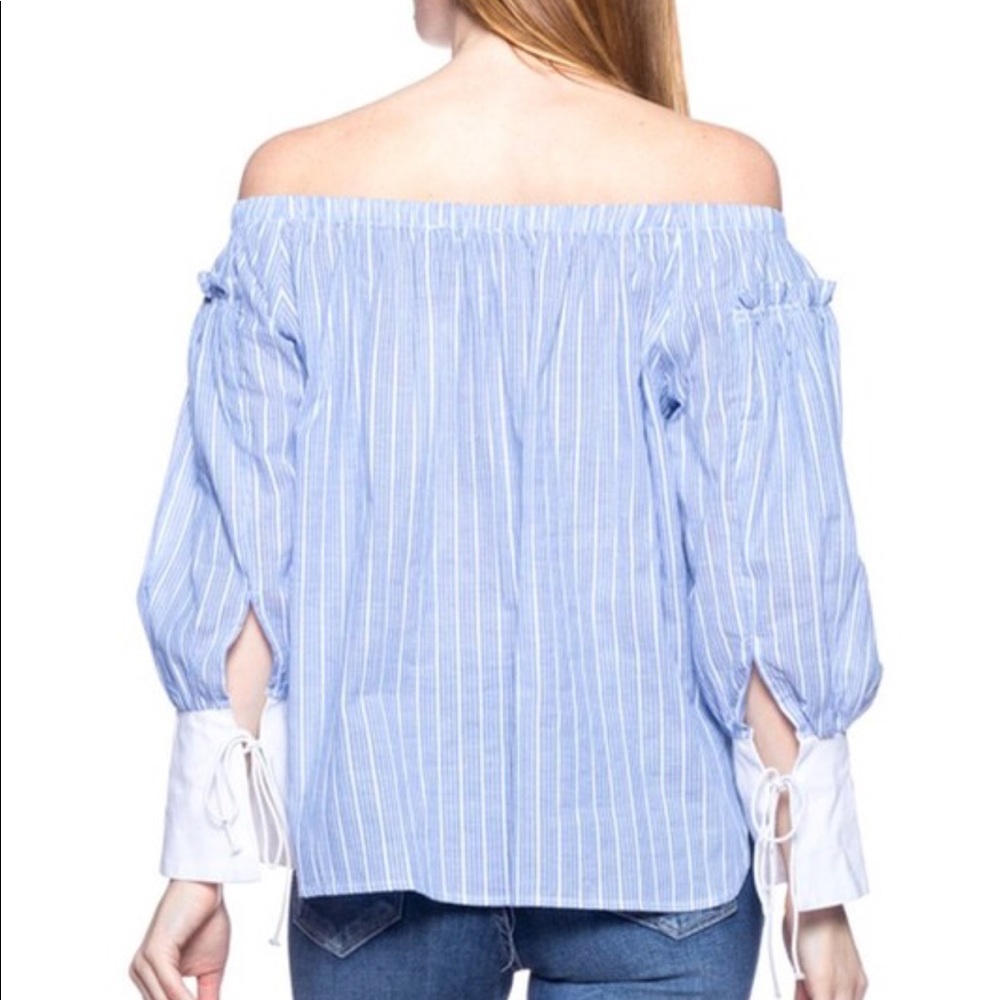 Off-the-shoulders blouse - Picture 3 of 7