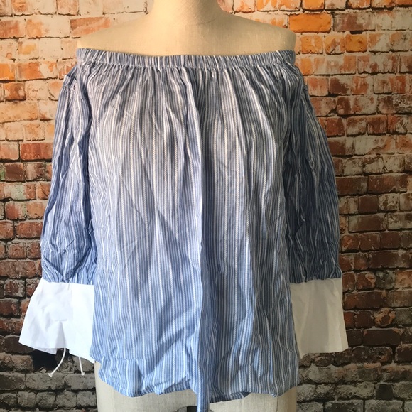 Off-the-shoulders blouse - Picture 4 of 7