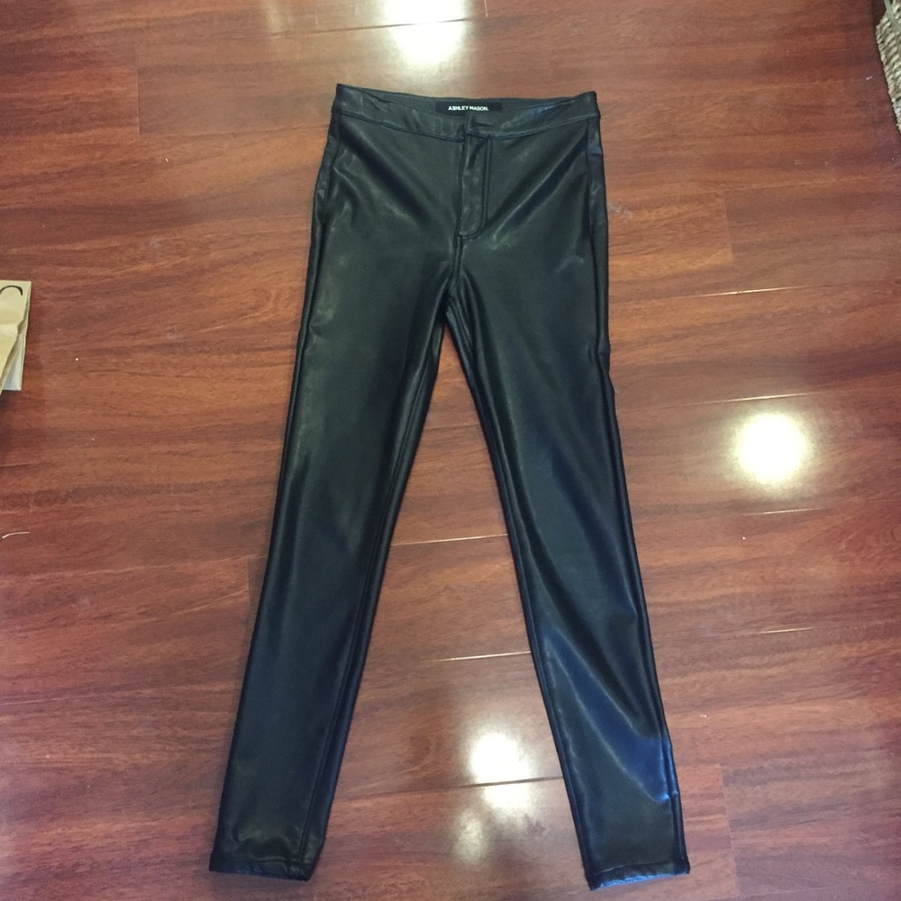Black Leather Pants
