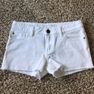 DL1961 Lola Shorts White Cutoff Shorts