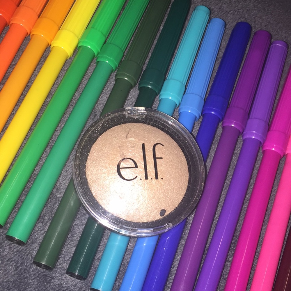 Elf Baked Highlighter in the shade Moonlight Pearl